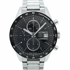 Tag Heuer-TAG Heuer Carrera CV201AL-1 Black Dial Men's Watch-Other