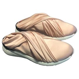 Casadei Slip-on Sneakers Peach Cloth Peach