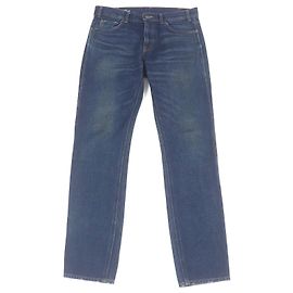 Céline Celine Denim Cotton Pants Blue