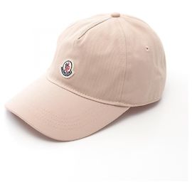 Moncler BERRETTO BASEBALL Boné de Lona Rosa