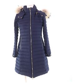 Autre Marque TATRAS CIMA Raccoon fur Down Coat Blue Navy blue