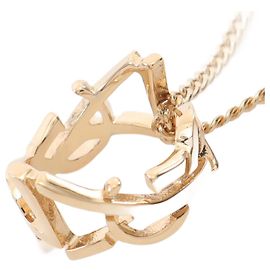 Yves Saint Laurent Colar Cassandra da Saint Laurent Dourado