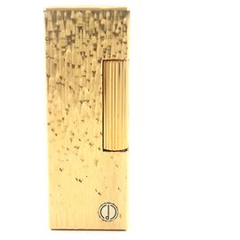 Alfred Dunhill Dunhill All-over Pattern Logo Lighter Golden
