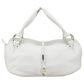 Céline Celine Bittersweet Lederhandtasche Weiß