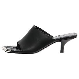 Burberry Mule in pelle nera - taglia EU 38,5 Nero