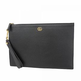 Gucci GG Marmont Clutch Bag Black