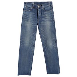 Céline Celine Hellblaue Gerade Jeans Blau Hellblau