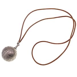 Hermès-Hermes 1999 Limited Edition Zodiac Pendant Necklace-Silvery