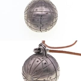 Hermès-Hermes 1999 Limited Edition Zodiac Pendant Necklace-Silvery