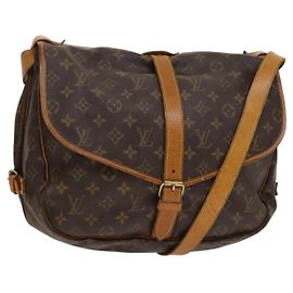 LOUIS VUITTON Borsa a Spalla Monogram Saumur 35 M42254 LV Auth ep9649 Monogramma