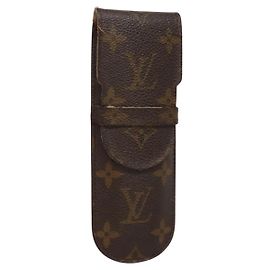 LOUIS VUITTON Monogram Etui Stilo Pen Case M62990 LV Auth 132603 Monogram