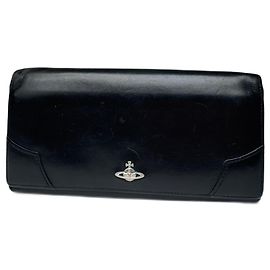 Vintage Vivienne Westwood Leather Wallet black Black