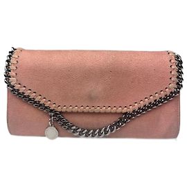 Stella Mc Cartney Cartera de ante vegano vintage Stella McCartney rosa Rosa