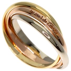 Cartier Trinity XS #49 Ring Pink Weiß Gelb