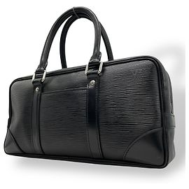 Borsa a mano lunga Vivienne Epi di Louis Vuitton Nero