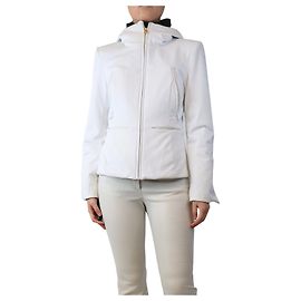Goldbergh Veste de ski à capuche blanche - taille UK 8 Blanc