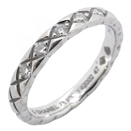 Chanel-Chanel Coco Crush Platinum Diamond Band Ring-Other