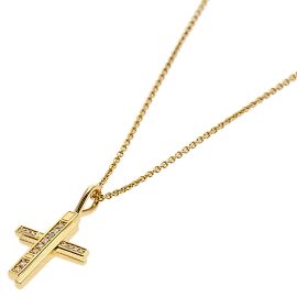 Colar de Diamante Traffic Cross de Harry Winston Amarelo