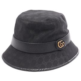 Gucci GG Marmont GG Canvas Hat Black