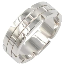 Cartier-Cartier Tank Française Au750 Ring Size 20-Silvery,Metallic