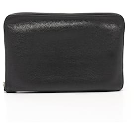 Hermès-Hermes Azap TGM Togo Long Wallet-Black