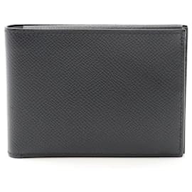 Hermès-Hermes Bifold Wallet Epsom Wallet-Black