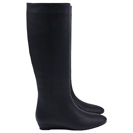 Loeffler Randall Matilde Knee Boots in Black Leather Black