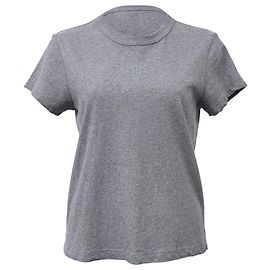 Camiseta de algodón gris con efecto brillante Alexander Wang Gris