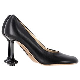 Pumps Toy a punta quadrata Loewe in pelle nera Nero