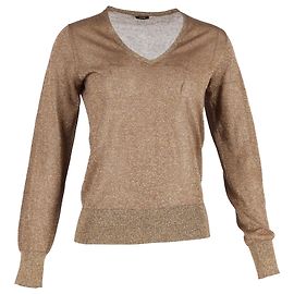 Joseph Pull V en Lurex doré métallisé en viscose Doré Métallisé