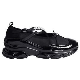 Classic Criss Cross Tracker Sneakers - Simone Rocha - PVC - Schwarz Schwarz