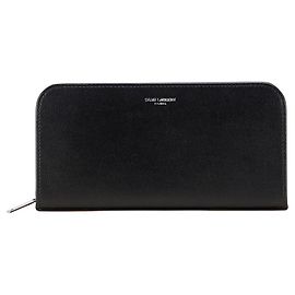 Yves Saint Laurent Saint Laurent Long Wallet Leather Wallet Black
