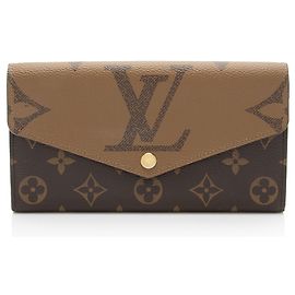 Cartera Sarah Monograma Invertido Louis Vuitton Castaño