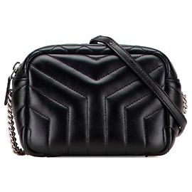 Yves Saint Laurent Borsa a spalla in pelle Loulou Bowling di Saint Laurent Nero