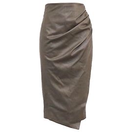 Jupe crayon en cuir synthétique Jason Wu en polyuréthane vert Vert Vert olive