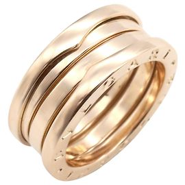 Bulgari BVLGARI B-zero1 Au750 Ring Size 12 Golden Metallic