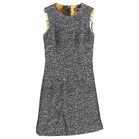 Robe sans manches en laine vierge grise Dolce & Gabbana Gris