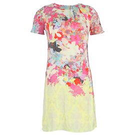 Vestido Mini Estampado Floral Mercy da Erdem em Seda Multicolorida Multicor