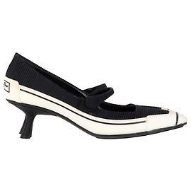 Dior D-motion Mary Jane Pumps in Black Polyester Black