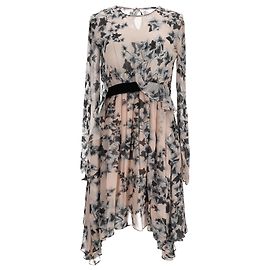 Autre Marque Robe Midi Imprimée Fleurie Philosophy par Lorenzo Serafini en Viscose Multicolore Multicolore