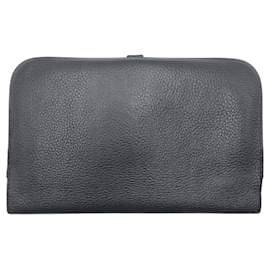 Hermès-Hermes Dogon GM Taurillon Clemence Long Wallet-Black