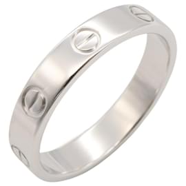 Cartier-Cartier Mini Love Ring Au750 Ring Size 16-Silvery,Metallic
