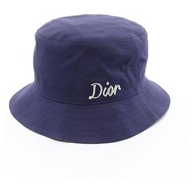 Christian Dior Cappello Dior Cappello di Cotone Blu