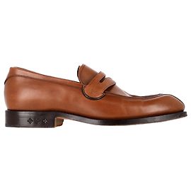 Mocasines Sorbonne Louis Vuitton en cuero marrón Castaño