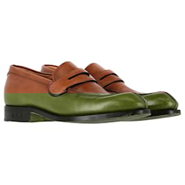 Louis Vuitton-Louis Vuitton Sorbonne Loafers in Brown Leather-Brown