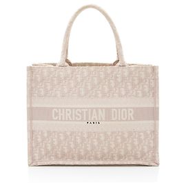 Dior Oblique Pequeño Tote de Libros Rosa