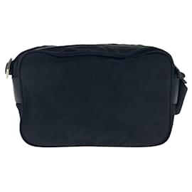 Prada-Prada Tessuto Nylon Shoulder Bag-Black