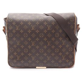 Louis Vuitton Abbesses Monogram Shoulder Bag Brown