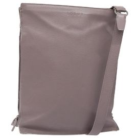 Bolsa de Ombro LOEWE em Couro Cinza Prata Autêntica fm4815 Marrom Prata