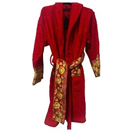 Versace Jaq Medusa Red Bathrobe Red